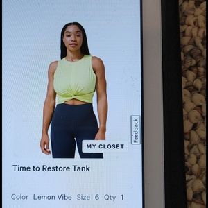 Time to restore tank lemon Vibe size 6